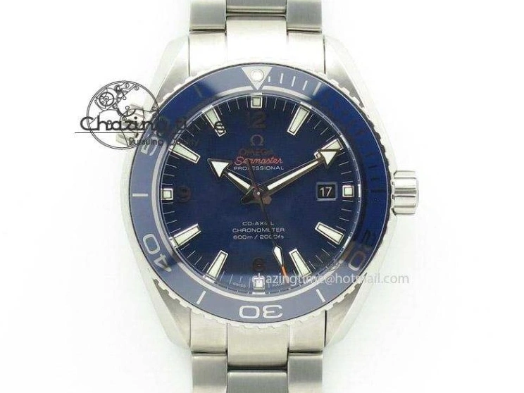 0114 Constellation Blue Ceramic SS 8F 1:1 Best Edition Blue Dial on Blue Gummy Strap A TravelReady 7800